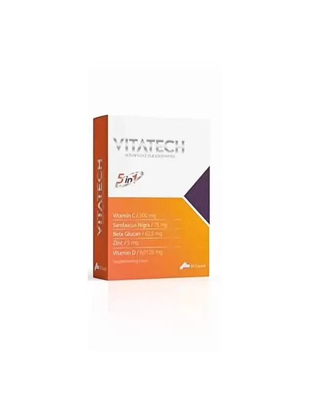 Vitatech 5 in 1 Takviye Edici Gıda 30 Kapsül - 1