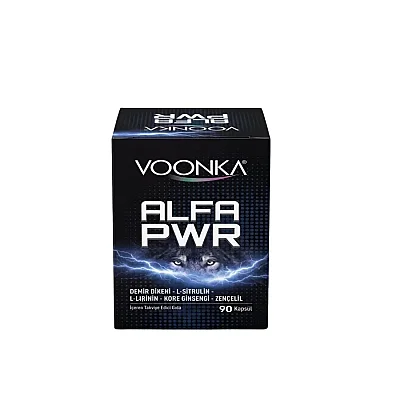 Voonka Alfa PWR Demir Dikeni L-Arjinin Kore Ginsengi 90 Kapsül - Voonka