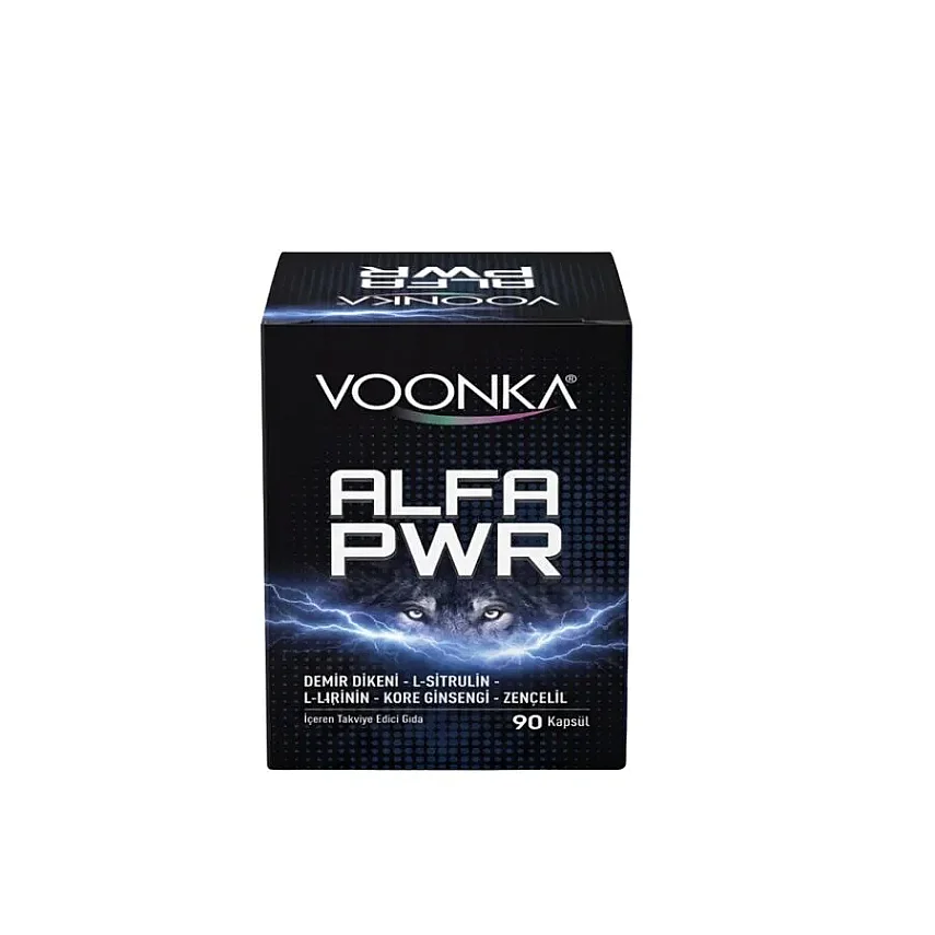 Voonka Alfa PWR Demir Dikeni L-Arjinin Kore Ginsengi 90 Kapsül - 1