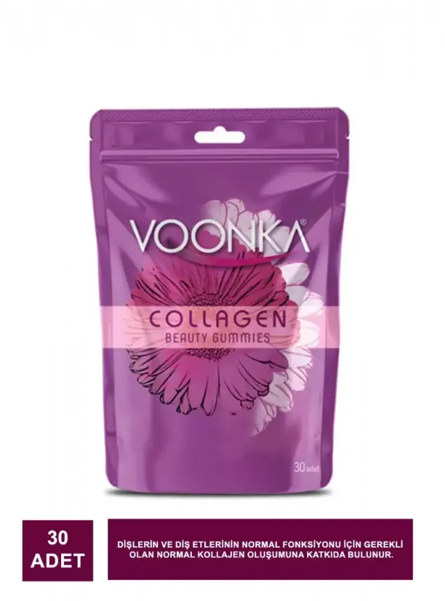 Voonka Beauty Collagen Gummies Takviye Edici Gıda 30 Adet - 1