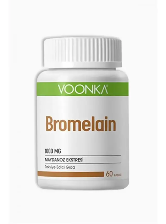 OUTLET - Voonka Bromelain 60 Kapsül - 1