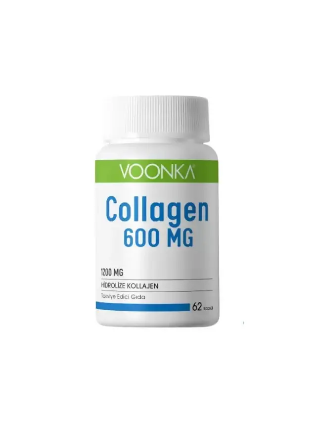 Voonka Collagen 600 Mg Takviye Edici Gıda 62 Kapsül - 1