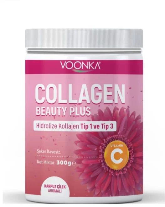 Voonka Collagen Beauty Plus - Karpuz Çilek Aromalı - 300gr - 1