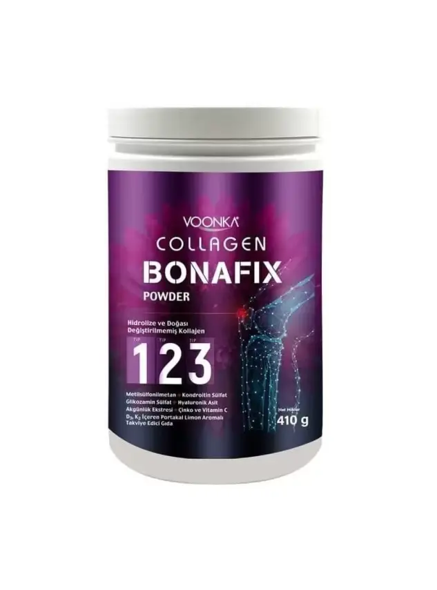 Voonka Collagen Bonafix Tip 1-2-3 Powder 410gr - 1