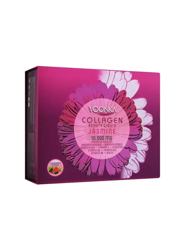 Voonka Collagen Jasmine 10000mg - Orman Meyveli - 30x50ml - 1