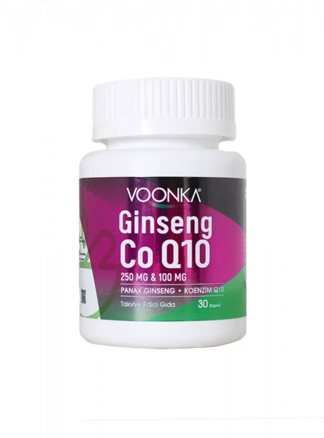 Voonka Ginseng Coenzyme Q10 30 Kapsül - Voonka