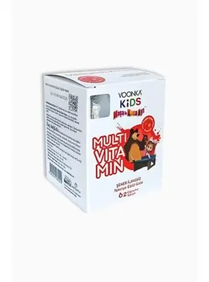 Voonka Kids Maşa ile Koca Ayı Multivitamin 62 Tablet - Voonka