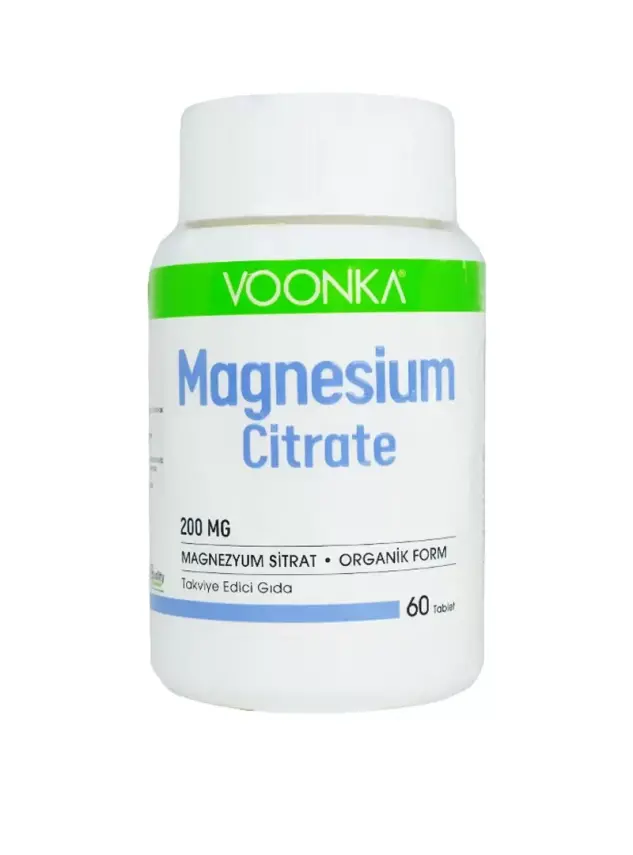 Voonka Magnesium Citrate 60 Kapsül - 1