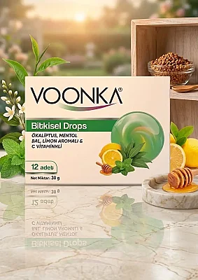 Voonka okaliptüs Mentol Bitkisel 12 Drops - Voonka