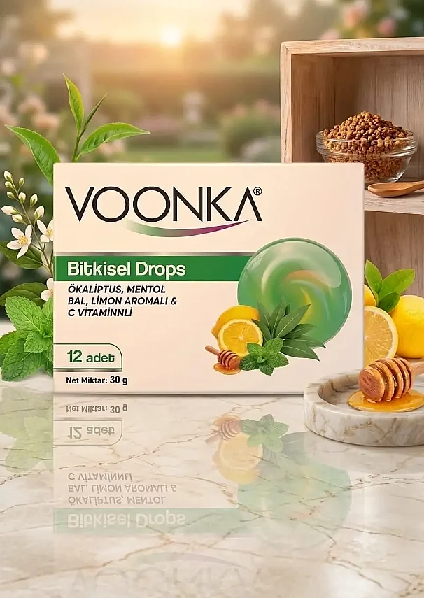 Voonka okaliptüs Mentol Bitkisel 12 Drops - 1