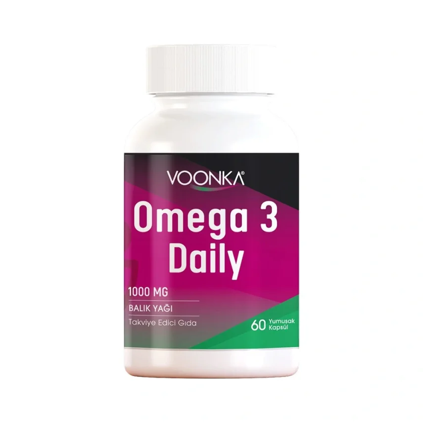 Voonka Omega 3 Daily 1000 mg 60 Yumuşak Kapsül - 1