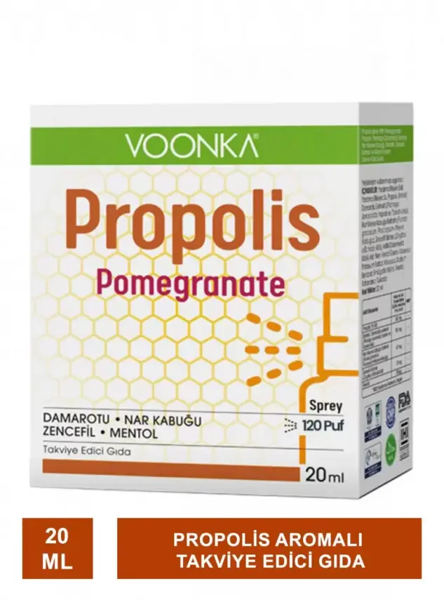Voonka Propolis Pomegranate Sprey 20 ml - 1