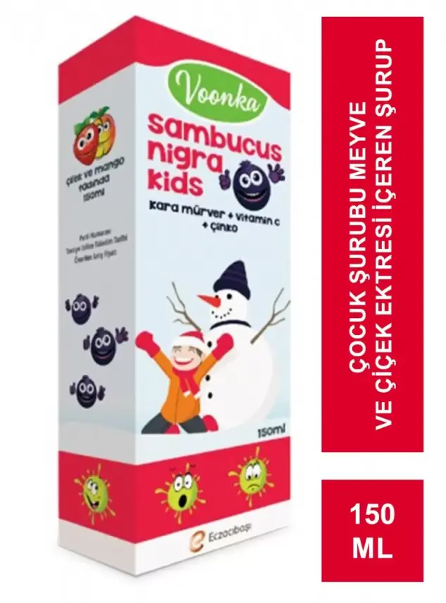 Voonka Sambucus Nigra Kids Şurup 150ml - 1