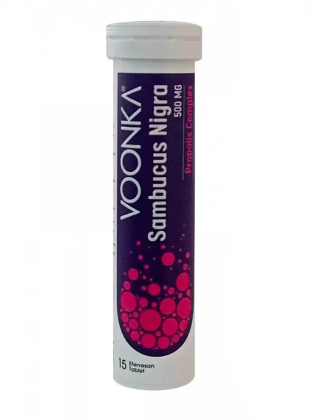 Voonka Sambucus Nigra Propolis Complex 15 Efervesan Tablet - Voonka