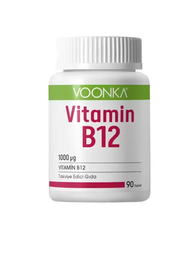 Voonka Vitamin B12 İçerikli Takviye Edici Gıda 90 Tablet - 1