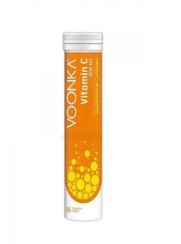 Voonka Vitamin C Glytathione Complex 15 Efervesan Tablet - 1