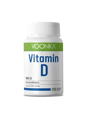 Voonka Vitamin D İçeren Takviye Edici Gıda 102 Kapsül - Voonka