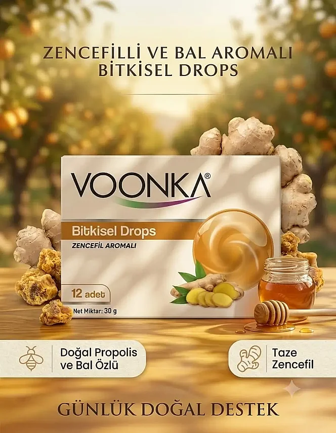 Voonka Zencefil Bitkisel 12 Drops - 1