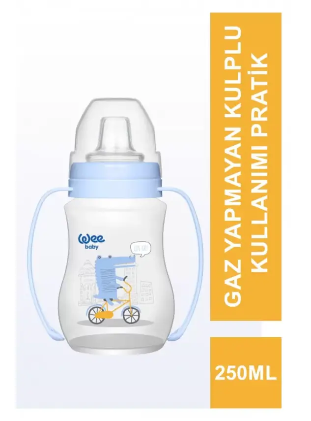 Wee Akıtmaz PP Alıştırma Bardağı 6+Ay 250 ml -754 - - 1