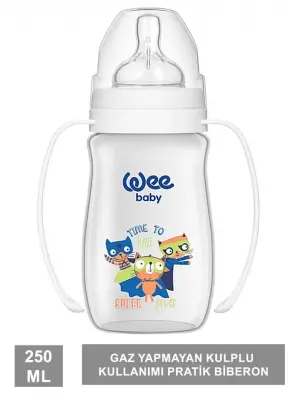 Wee Akıtmaz PP Alıştırma Bardağı 6+Ay 250 ml -754 - - 3