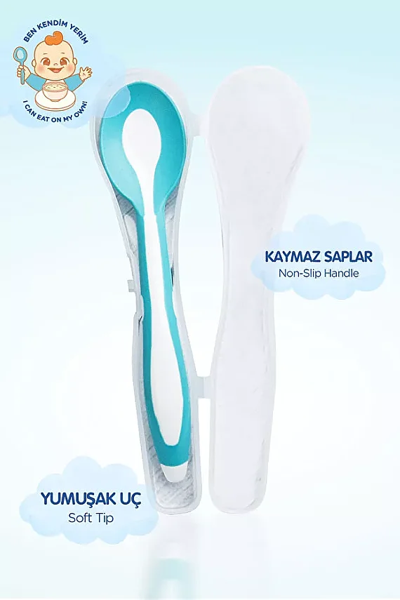 Wee Baby 306 Taşıma Kutulu Mama Kaşığı - 5