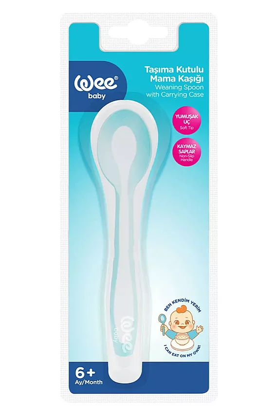 Wee Baby 306 Taşıma Kutulu Mama Kaşığı - 1
