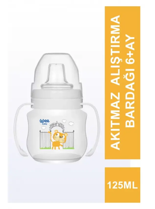 Wee Baby Akıtmaz PP Alıştırma Bardağı 6+Ay 125 ml - 1