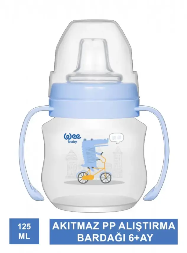 Wee Baby Akıtmaz PP Alıştırma Bardağı 6+Ay 125 ml - 3