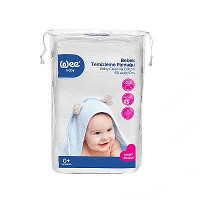 Wee baby Bebek Temizleme Pamuğu 60’lı - Wee Baby