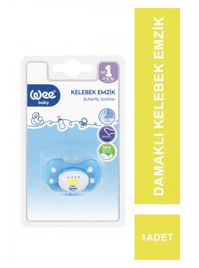 Wee Baby Damaklı Kelebek Emzik No:1 158 - 1