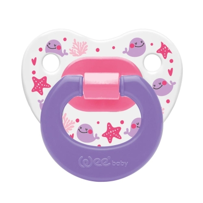 Wee Baby Desenli Damaklı Emzik 834 No: 2 - Wee Baby