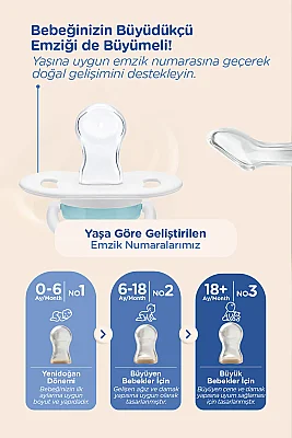 Wee Baby Gece Emziği ve Emzik Askısı Seti​ - 5