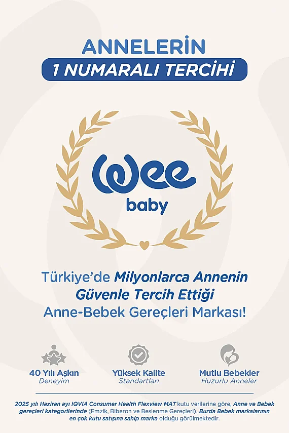 Wee Baby Gece Emziği ve Emzik Askısı Seti​ - 6