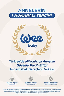 Wee Baby Klasik Dayanıklı Cam Biberon 125 Ml Yavaş Akış 0-6 Ay pembe - 877 - 6