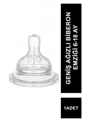 Wee Baby Klasik + Geniş Ağızlı Biberon Emziği 6-18 Ay - 853 - - Wee Baby