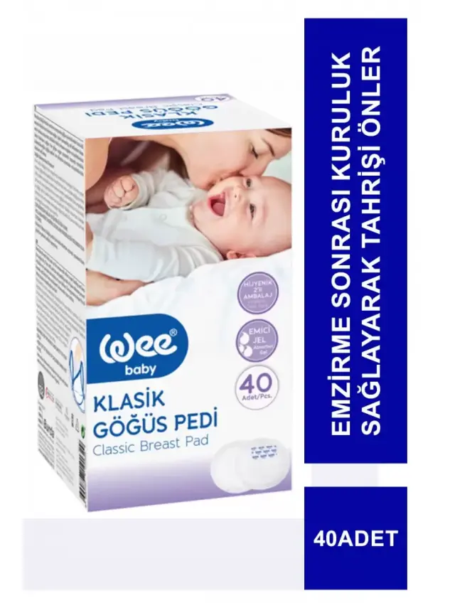 Wee Baby Klasik Göğüs Pedi 40 Adet - 132 - - 2