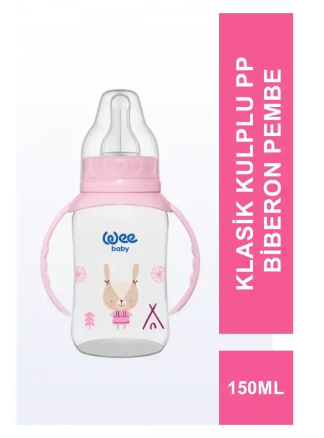 Wee Baby Klasik Kulplu PP Biberon 150 ml - 744 - - 1