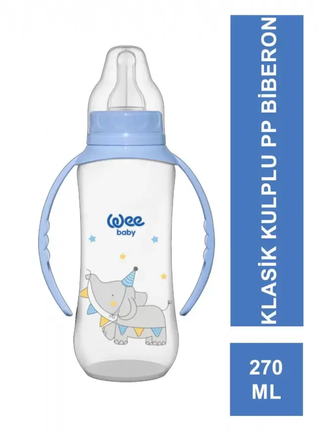 Wee Baby Klasik Kulplu PP Biberon 270 ml - 745 - 1