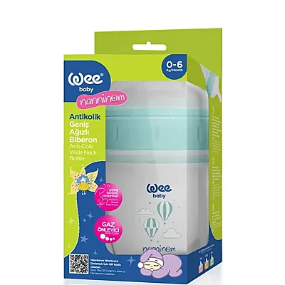 Wee Baby Nanninom Antikolik Geniş Ağızlı Biberon 150 ml - Wee Baby