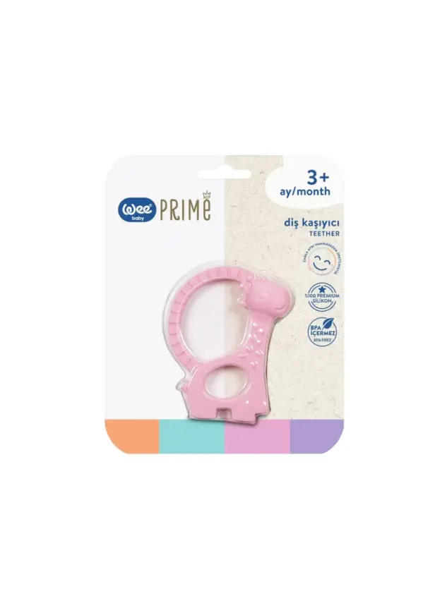 Wee Baby Prime Diş Kaşıyıcı 3+ Ay - Pembe - 928 - - 1