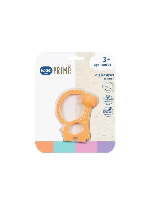 Wee Baby Prime Diş Kaşıyıcı 3+ Ay - Turuncu - 928 - - 1