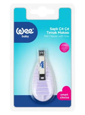 Wee Baby Saplı Çıt Çıt Tırnak Makası - Mor - 888 - - 2