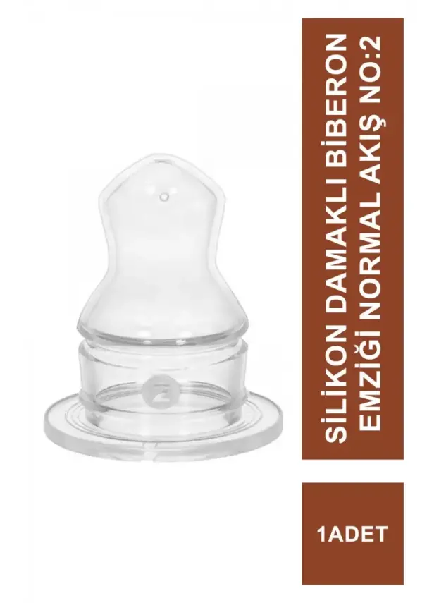 Wee Baby Silikon Damaklı Biberon Emziği Normal Akış No:2 823 - 1