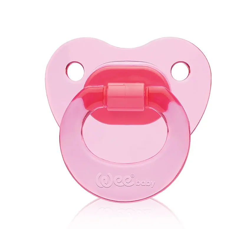 Wee Baby Silikon Damaklı Emzik Akide 112 - Penbe - 2