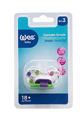 Wee Desenli Damaklı Emzik 18+ Ay - 835 - Yeşil - Wee Baby