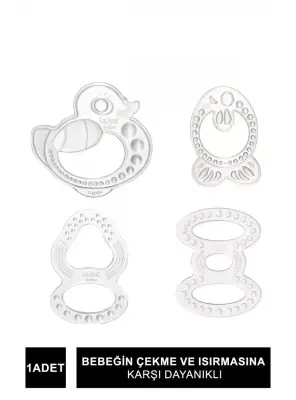 Wee Baby Silikon Diş Kaşıyıcı - 858 - - Wee Baby