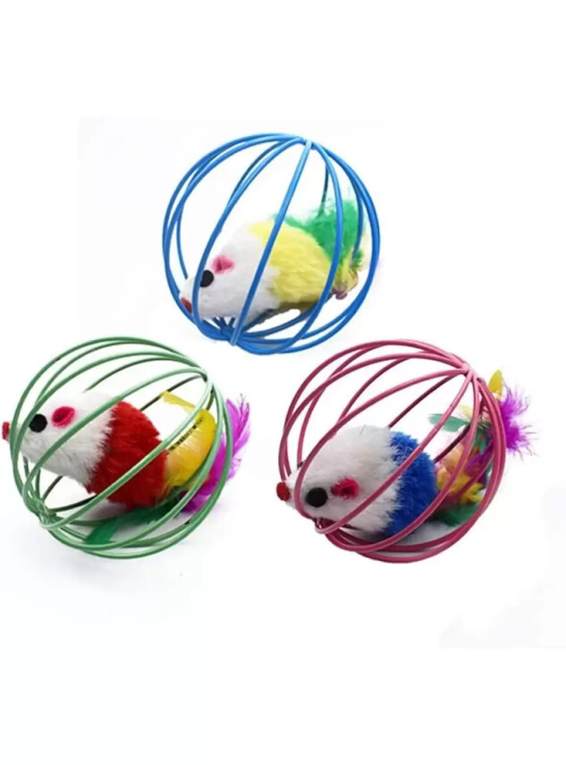 Welfare Kafes İçi Fare Top Oyuncak - Cmt