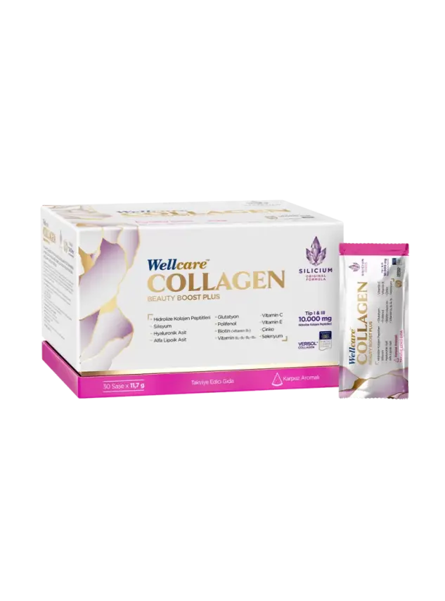 Wellcare Collagen Beauty Boost Plus Karpuz Aromalı 11,7gr x 30 Saşe - 1
