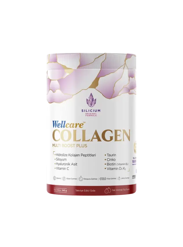 Wellcare Collagen Multi Boost Plus Toz Form - Nar Aromalı - 345gr - 1