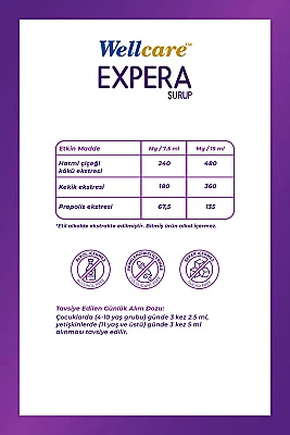 Wellcare Expera Şurup 150 ml - 2